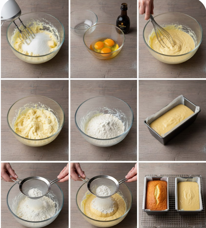 Fluffy Vanilla Sponge Cake