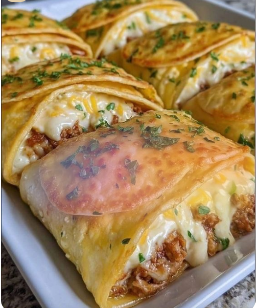 Loaded Cheesy Pocket Tacos