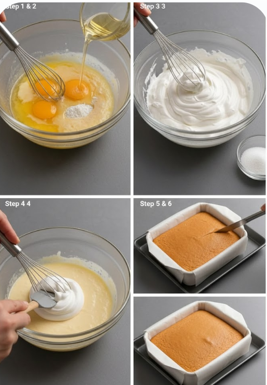 Fluffy Castella Sponge Cake