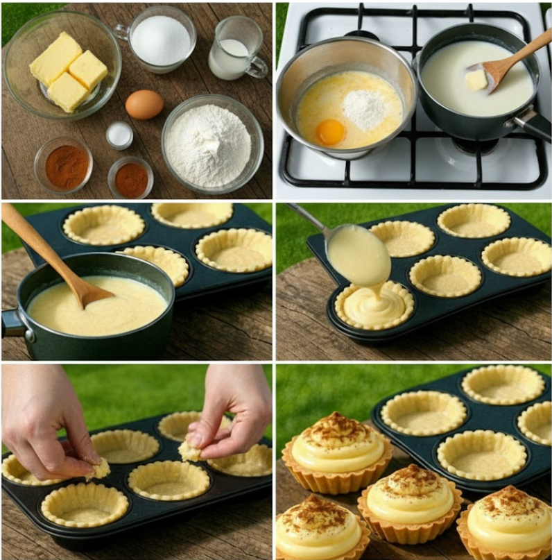 Mini Milk Tart Tarts
