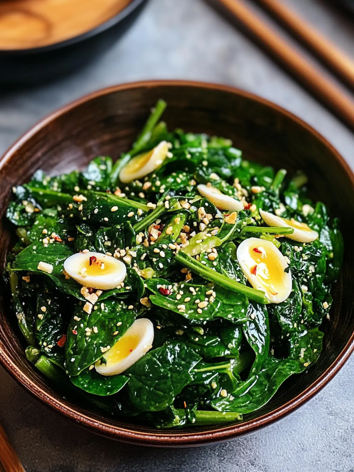 Korean Spinach Salad