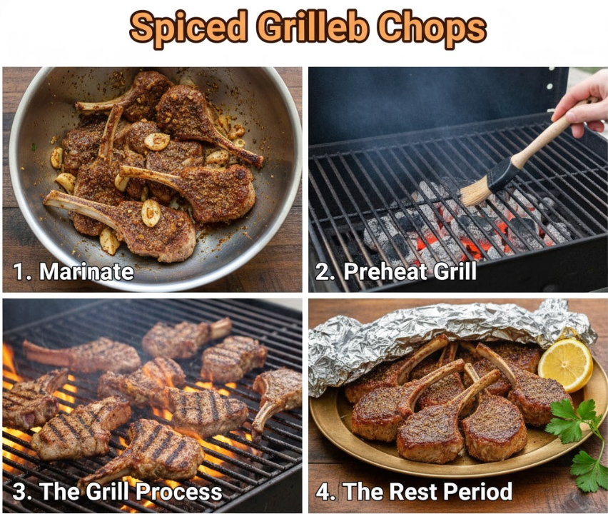 Spiced Grilled Lamb Chop