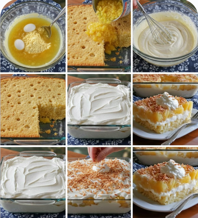 Pineapple Coconut Dream Cake