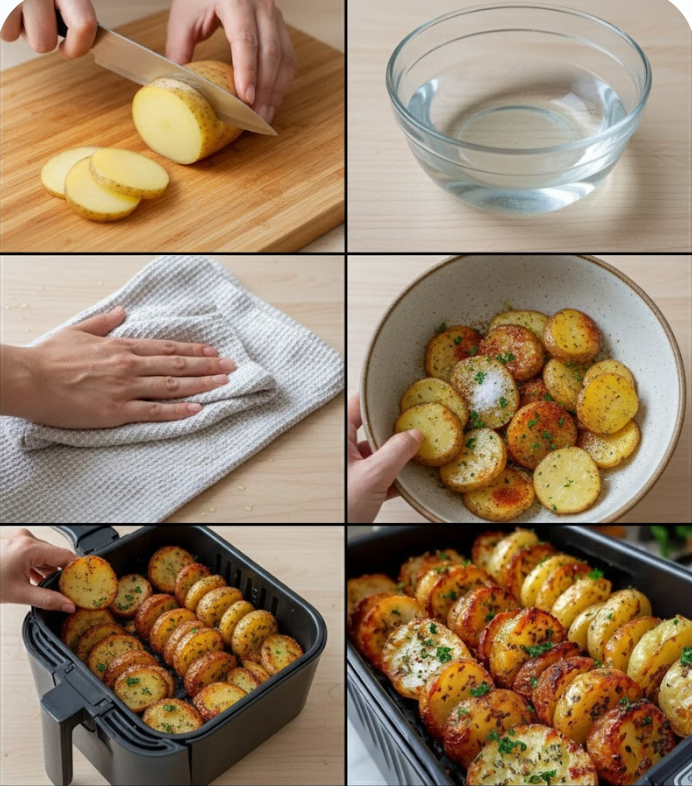 Air Fryer Potato Slices