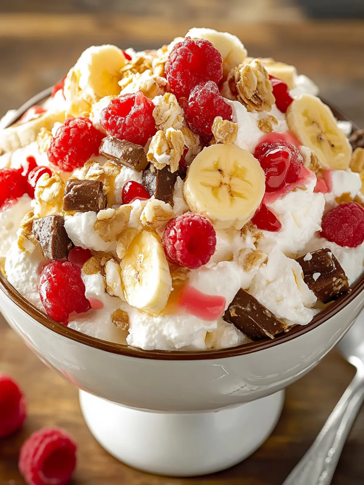 Banana Split Fluff Salad