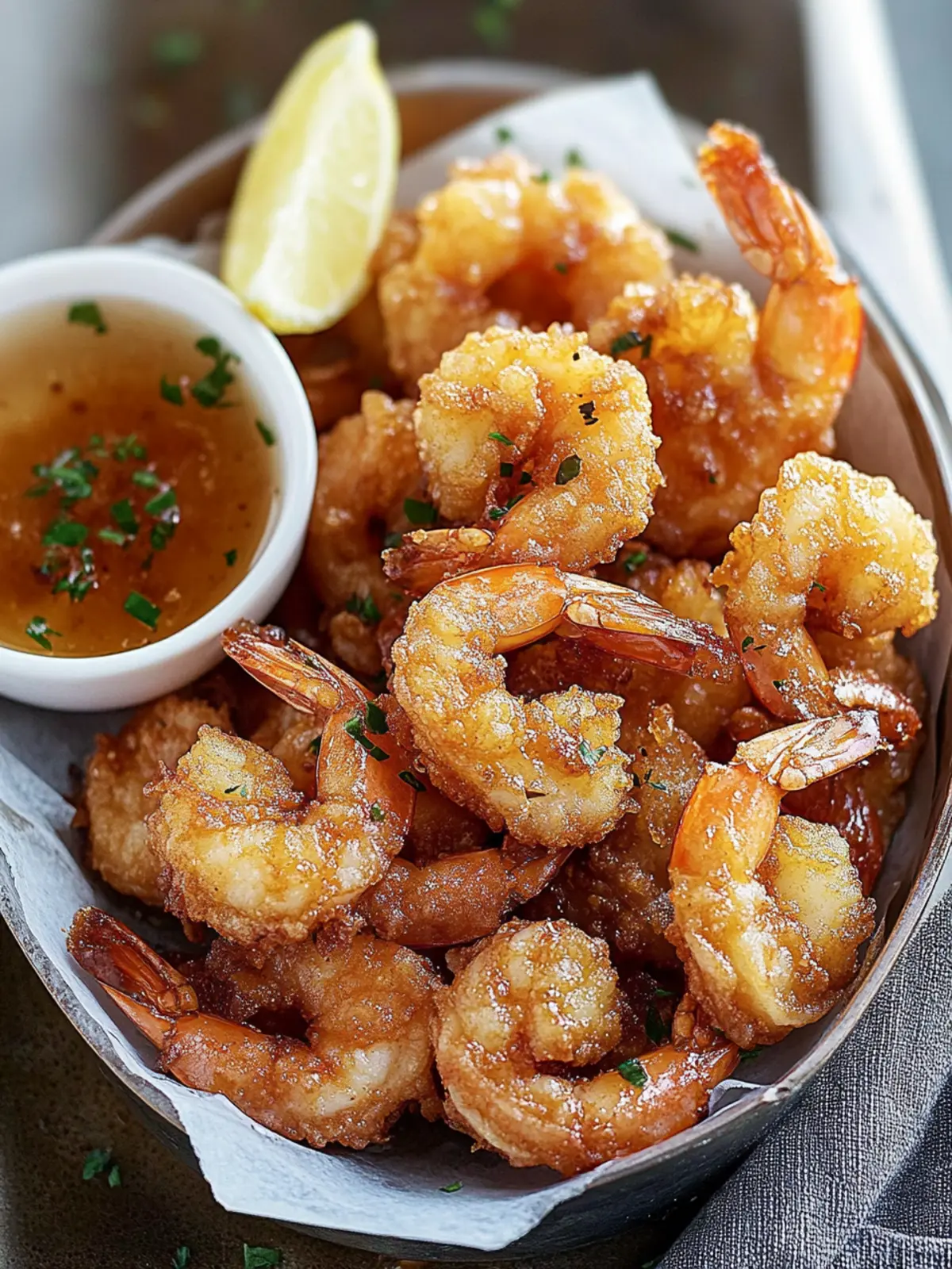 Hot Honey Fried Shrimp