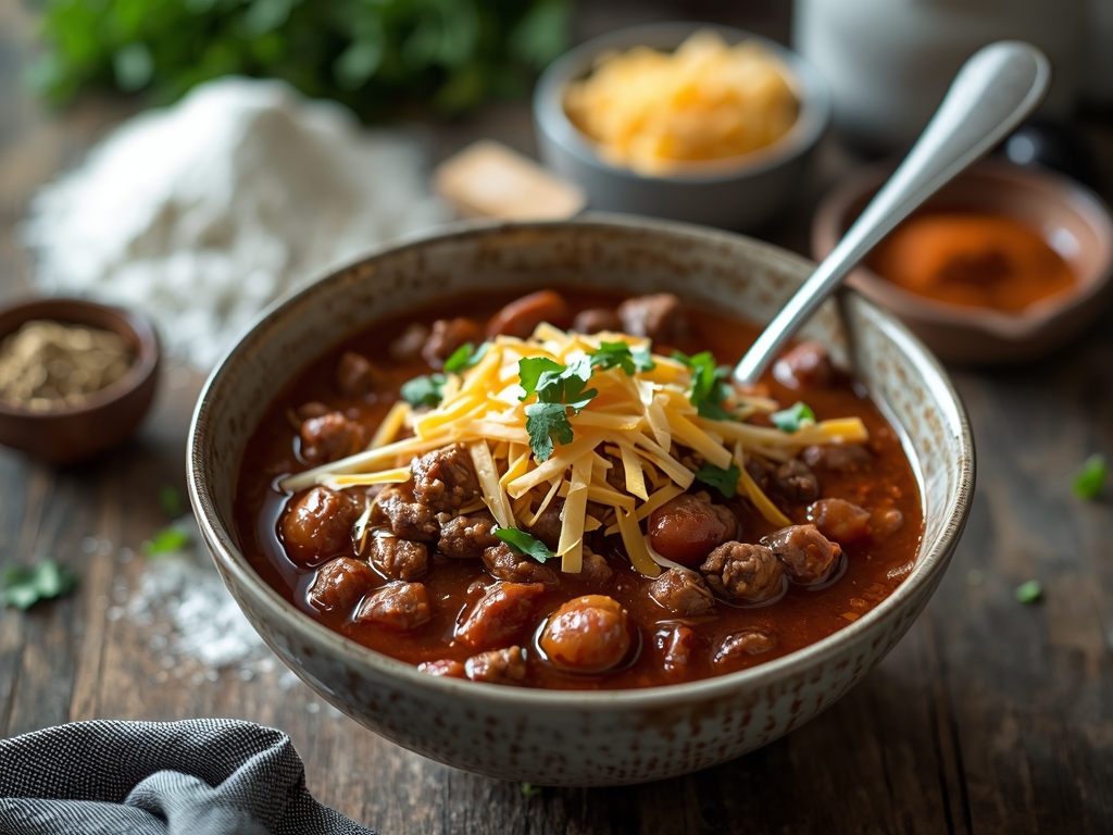 slow cooker ground beef recipes - A bowl of slow
