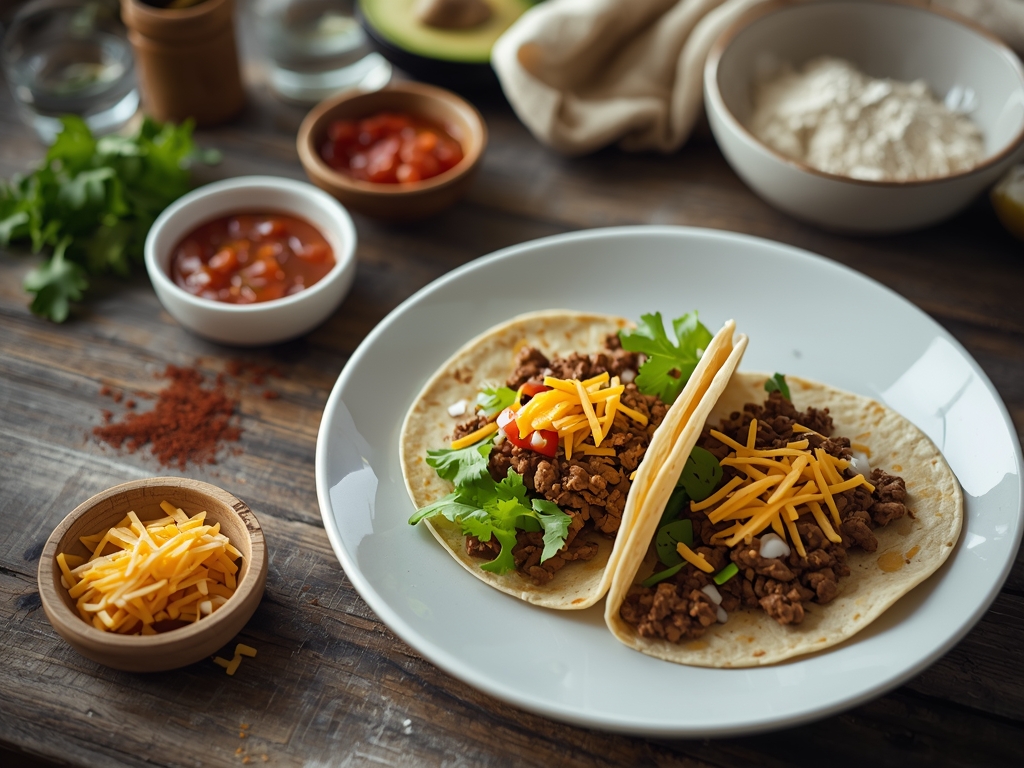 simple ground beef recipes - A plate of homemade beef