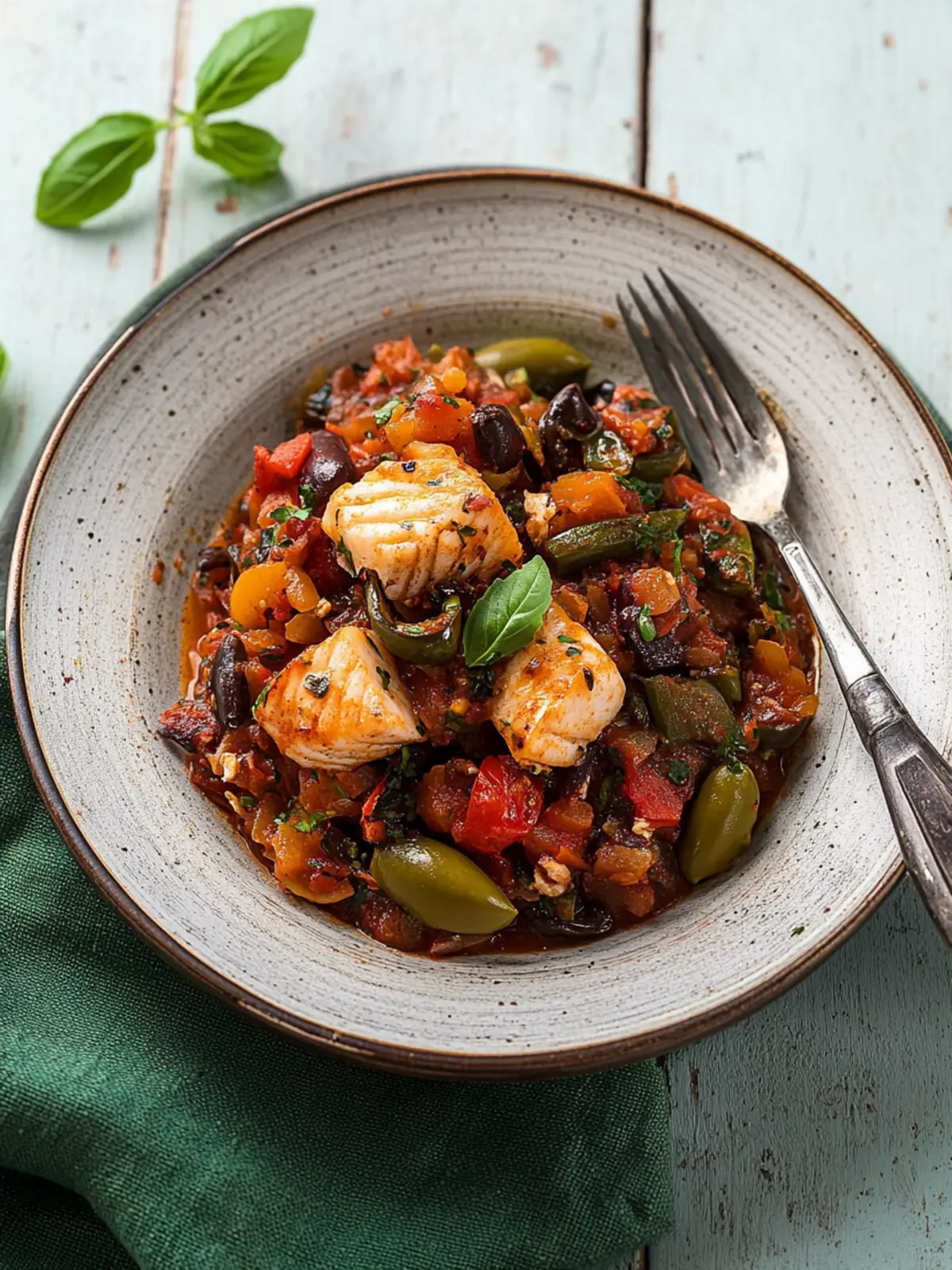 Swordfish Caponata