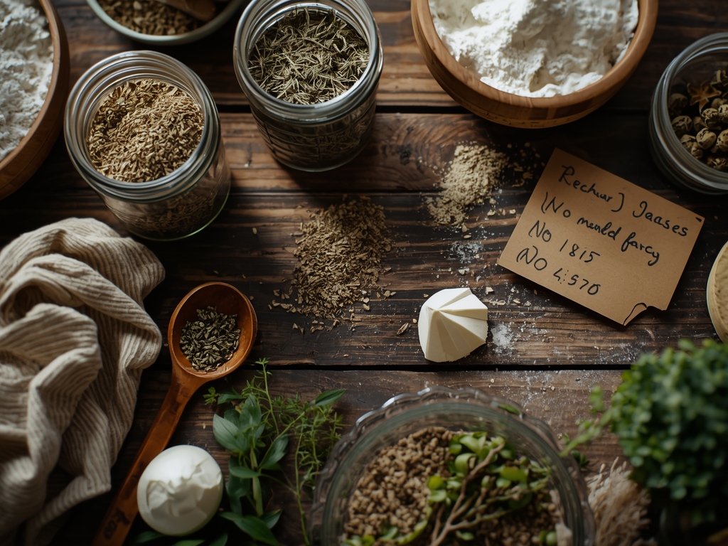 most powerful herbs - Authentic home-cooked food photography, shot on