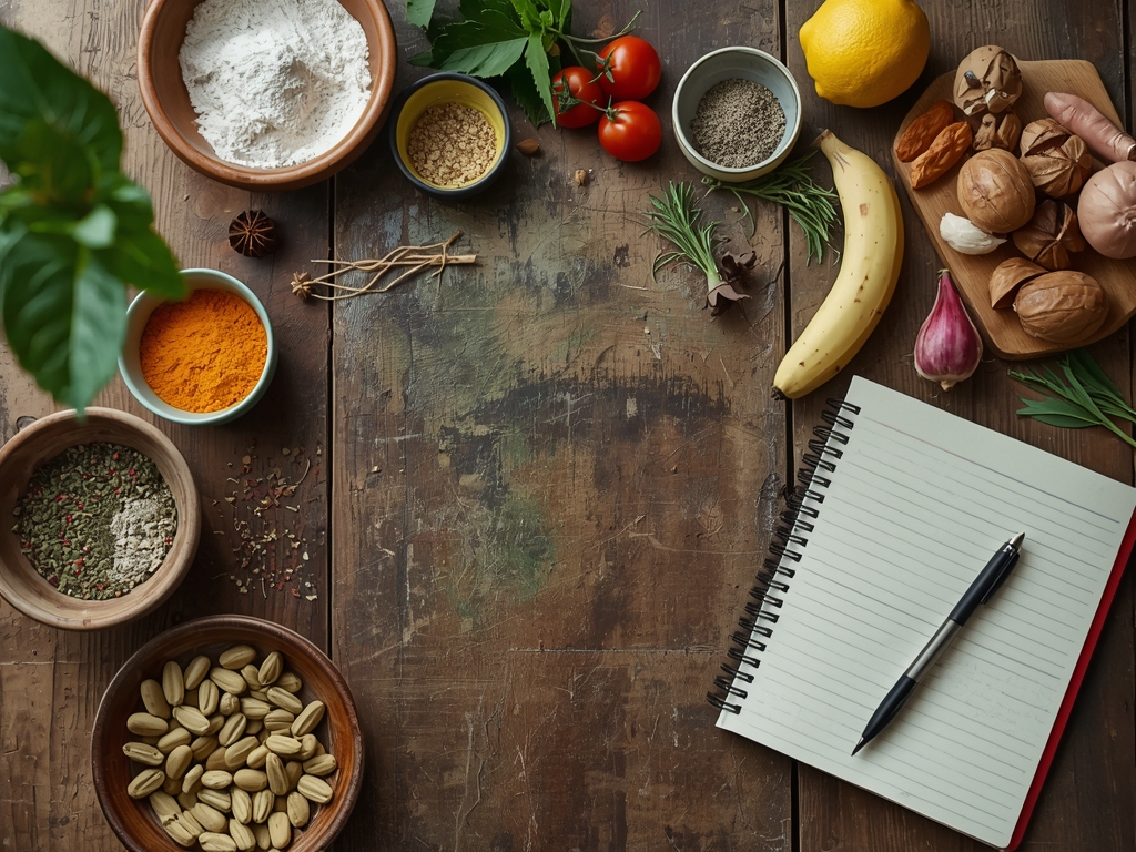 most powerful herbs - Authentic home-cooked food photography, shot on